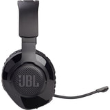 JBL Quantum 350 Wireless - Black - Wireless PC gaming headset with detachable boom mic - Right