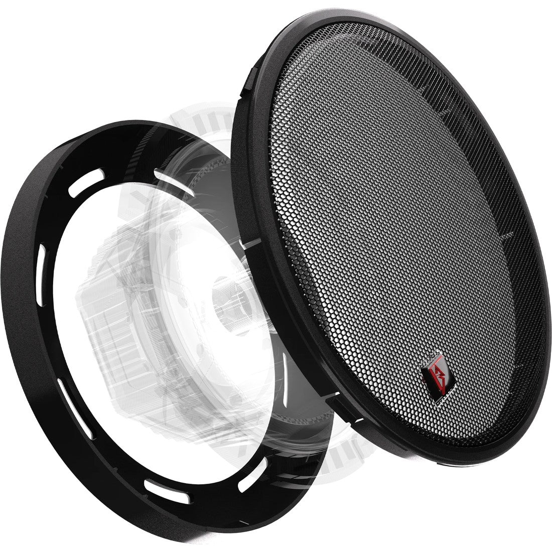 Rockford Fosgate GS-6 Punch V2 6" Surface Mount Speaker Grilles - Pair
