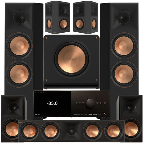 Anthem MRX 1140 8K AV Receiver | Klipsch RP-8060FABII Reference Premier MK-II 7.1 Speaker Bundle #1