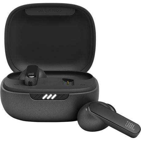 JBL Live Pro 2 TWS - Black - True wireless Noise Cancelling earbuds - Hero