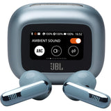 JBL Live Flex 3 - Blue - True wireless noise-cancelling open-stick earbuds - Hero