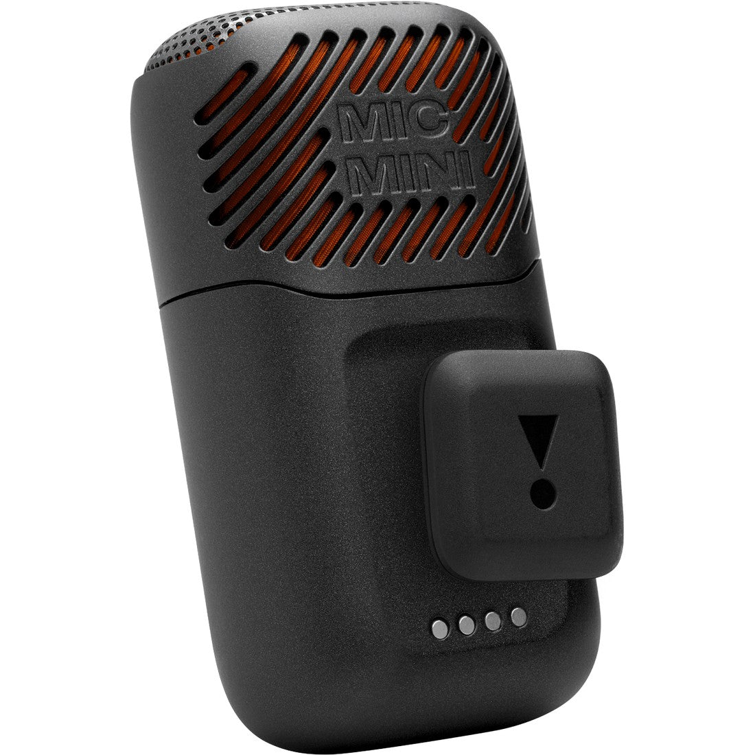 JBL EasySing Mic Mini - Black - Mini AI-powered microphone with real-time vocal removal - Back
