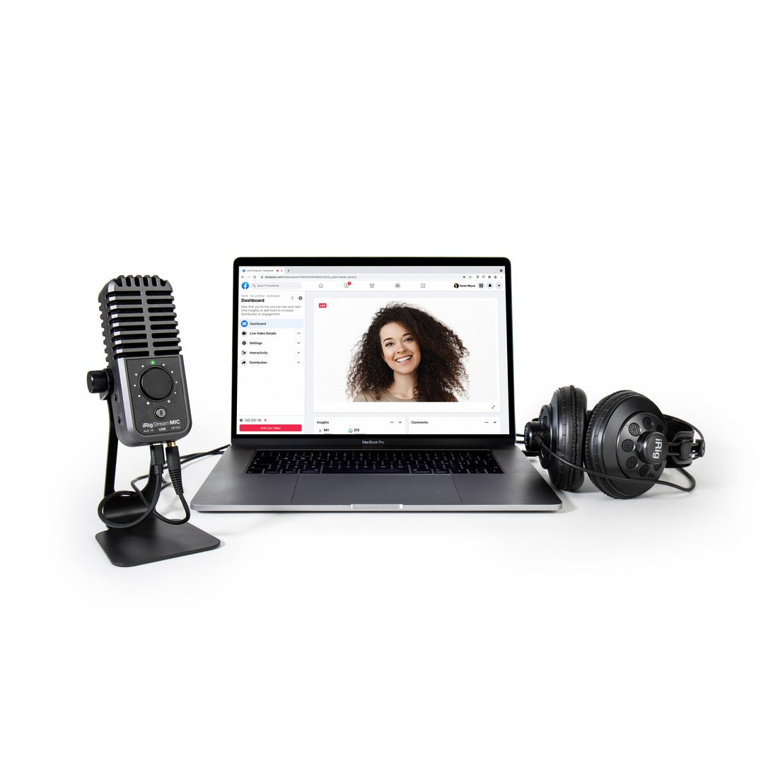 IK Multimedia iRig Stream Mic USB Stereo USB Microphone Interface (1143456)
