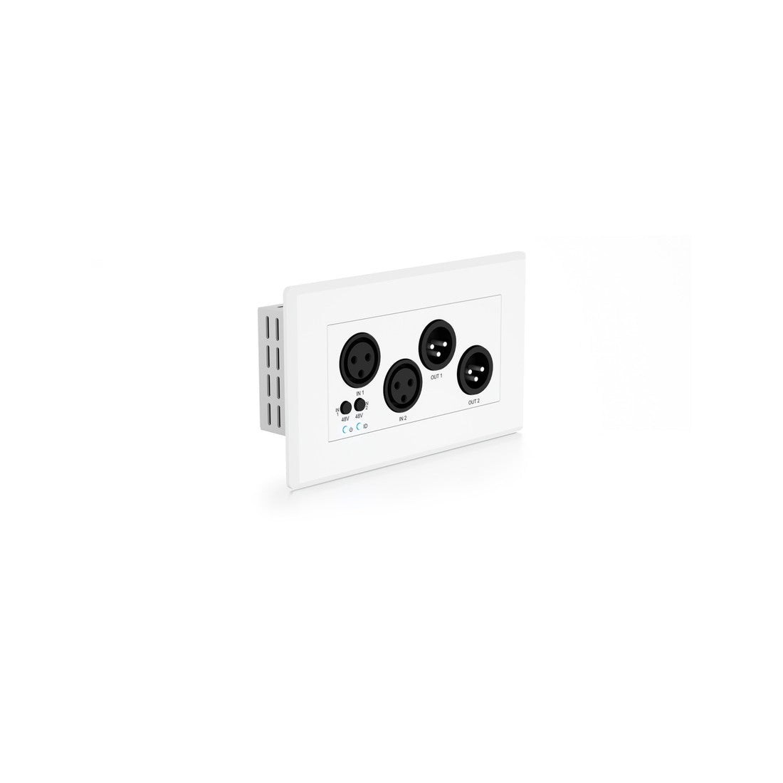 Blustream DA22XLR-WP-EU-V2 XLR Dante Audio Wall Plate (DA22XLRWPEUV2)