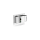 Blustream DA22XLR-WP-EU-V2 XLR Dante Audio Wall Plate (DA22XLRWPEUV2)