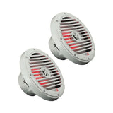 Cerwin Vega VM8 8" 2-Way Marine Coaxial Speakers with RGB Lighting - White - Pair
