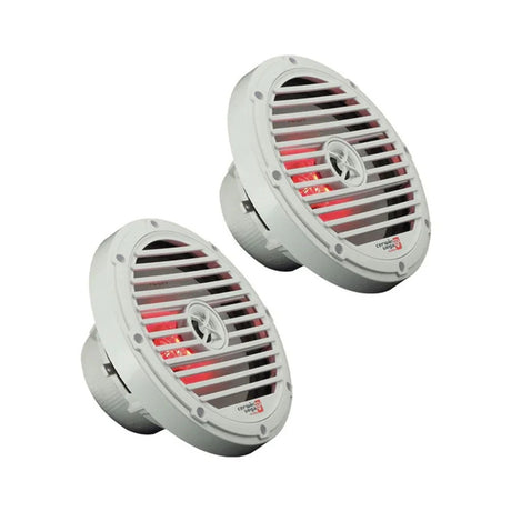 Cerwin Vega VM8 8" 2-Way Marine Coaxial Speakers with RGB Lighting - White - Pair