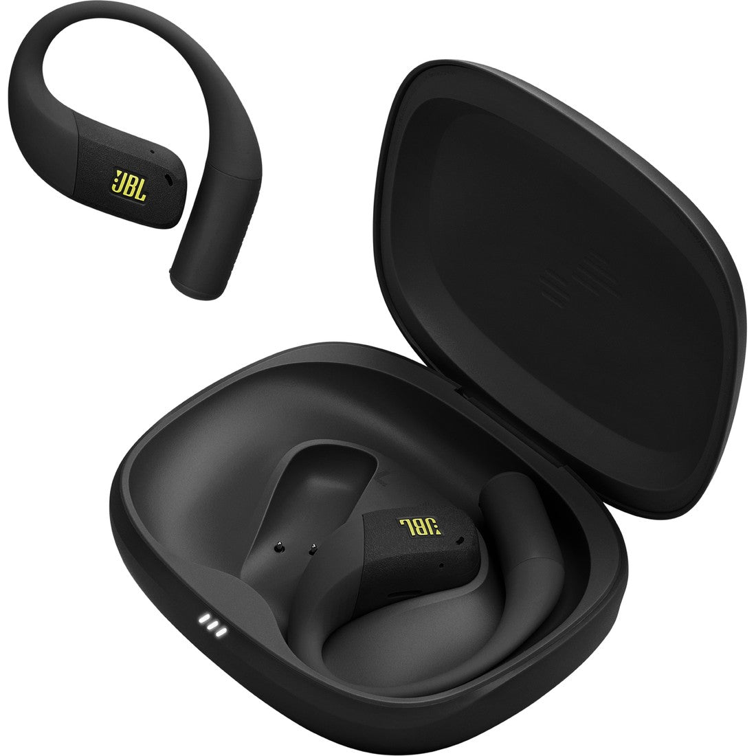 JBL Endurance Zone - Black / Lime - True Wireless open-ear sport headphones - Detailshot 2