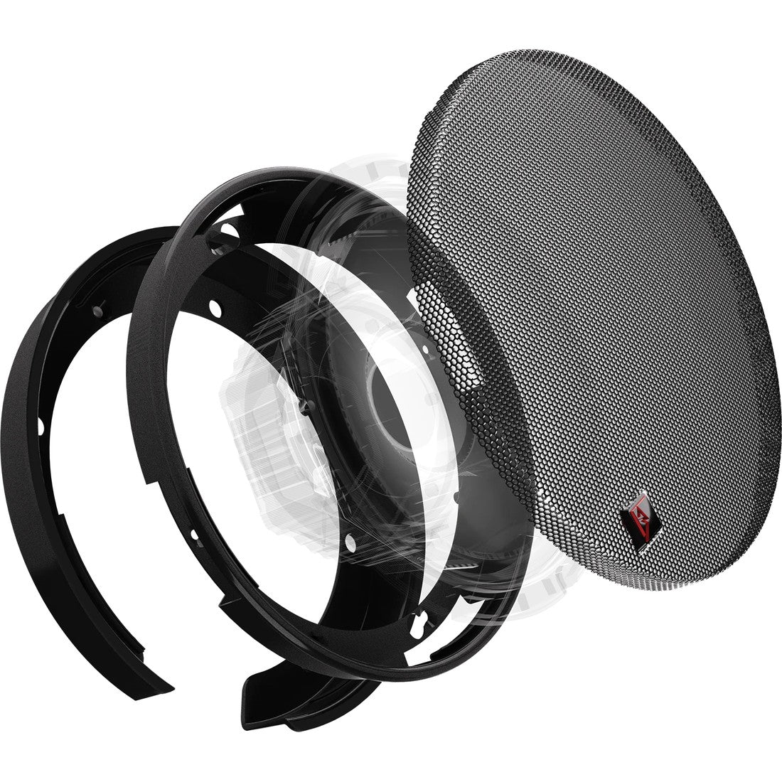 Rockford Fosgate GF-65 Punch V2 6.5" Flush Mount Speaker Grilles - Pair