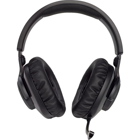 JBL Quantum 350 Wireless - Black - Wireless PC gaming headset with detachable boom mic - Front
