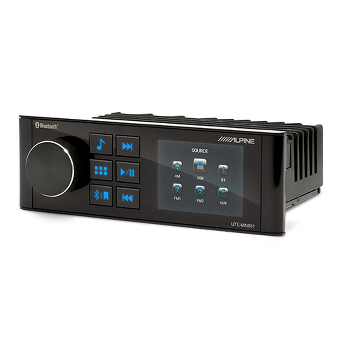 Alpine UTE-MN801 Waterproof Marine Bluetooth Receiver with NMEA 2000