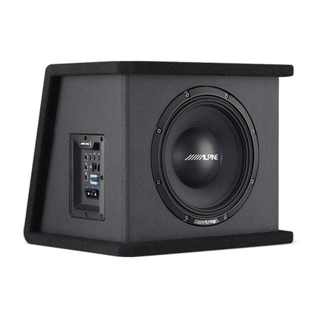 Alpine PWE-SB10 10" Powered Sealed Wedge Subwoofer Enclosure