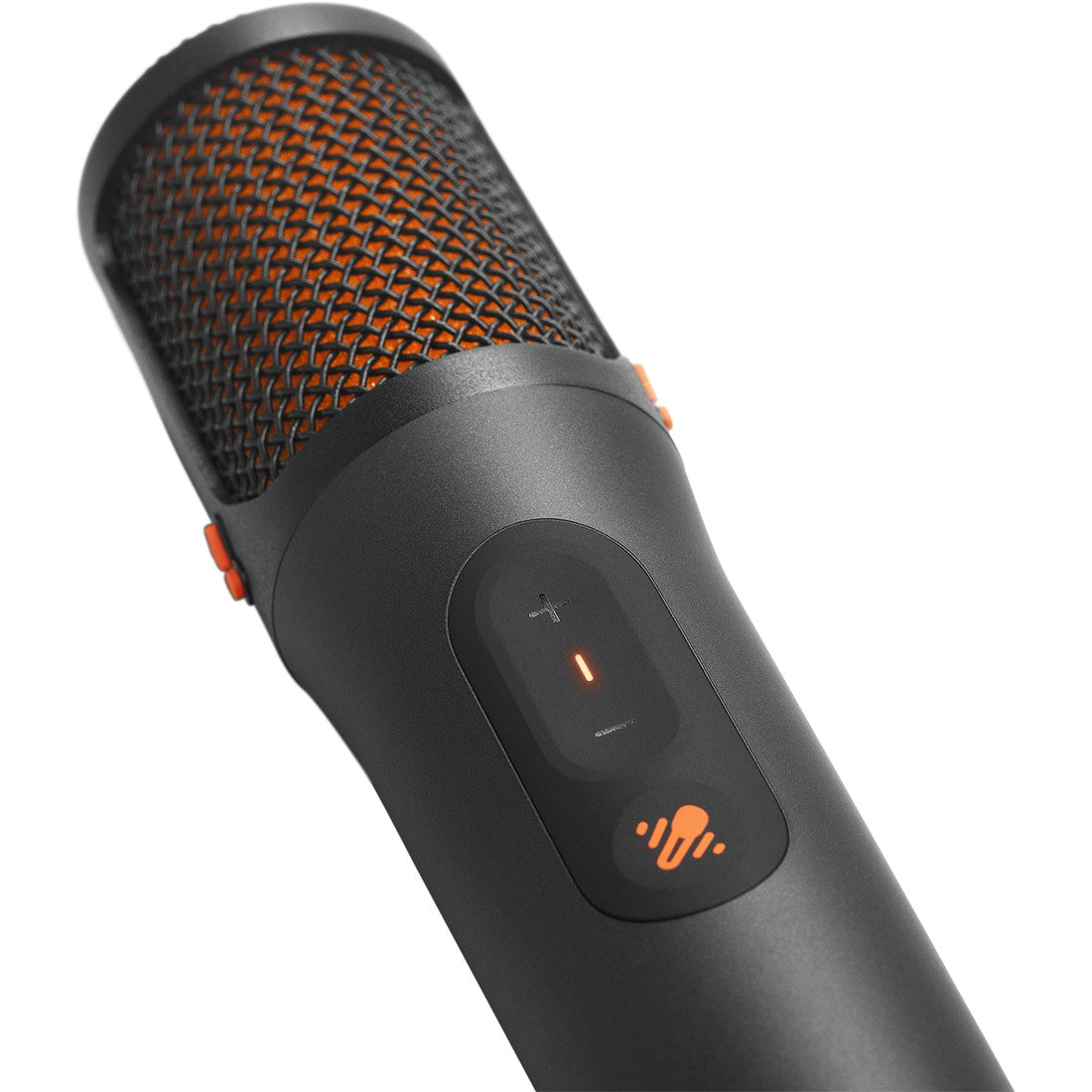 JBL EasySing Mics - Black - Two wireless AI-powered microphones with real-time vocal removal - Detailshot 1