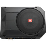 BassPro SL2 - Black - Add high-performance bass with a low-profile woofer enclosure - Self-Powered, 8" (200mm) low-profile  under seat subwoofer system - Detailshot 2