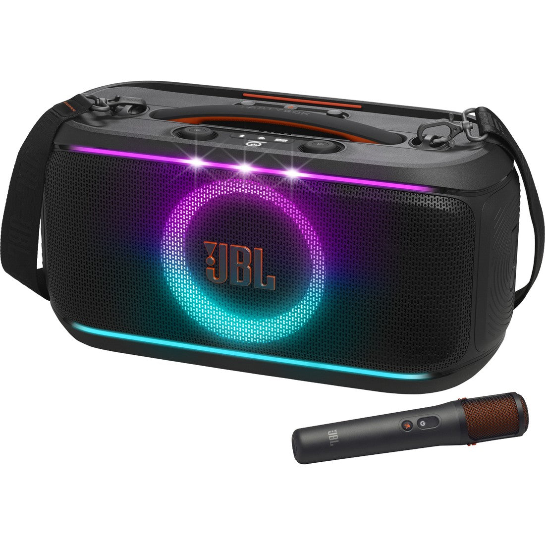JBL PartyBox On-the-Go 2 Plus Party Speaker with AI Vocal Removal - Each