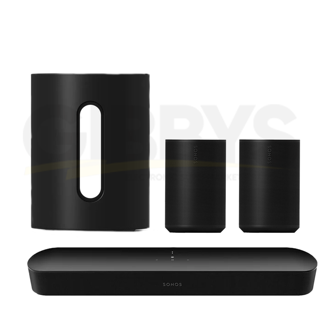 Sonos Entertainment Set with Beam - Beam 2 | Sub Mini | Era 100 SL (2) - Bundle