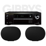 Onkyo TX-NR5100 7.2 Receiver |  Sonos Era 300 Wireless Bluetooth Smart Speaker (2) - Bundle