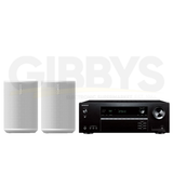 Onkyo TX-NR5100 Receiver | Sonos 2-Room Set with Era 100 SL - Bundle