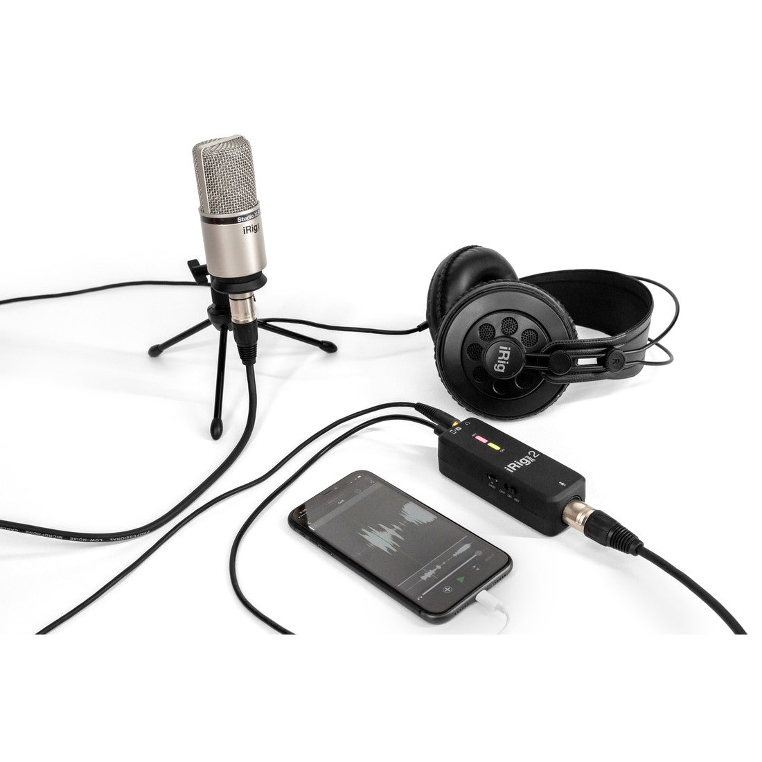 IK Multimedia iRig Pre 2 Mobile Microphone Interface with 48V Phantom Power