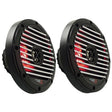 Cerwin Vega SM8 8" 2-Way Marine Coaxial Speakers with RGB LED Lighting - Black - Pair
