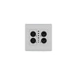 Blustream DA22XLR-WP-US Dante Audio Wall Plate with 2x2 XLR Conversion