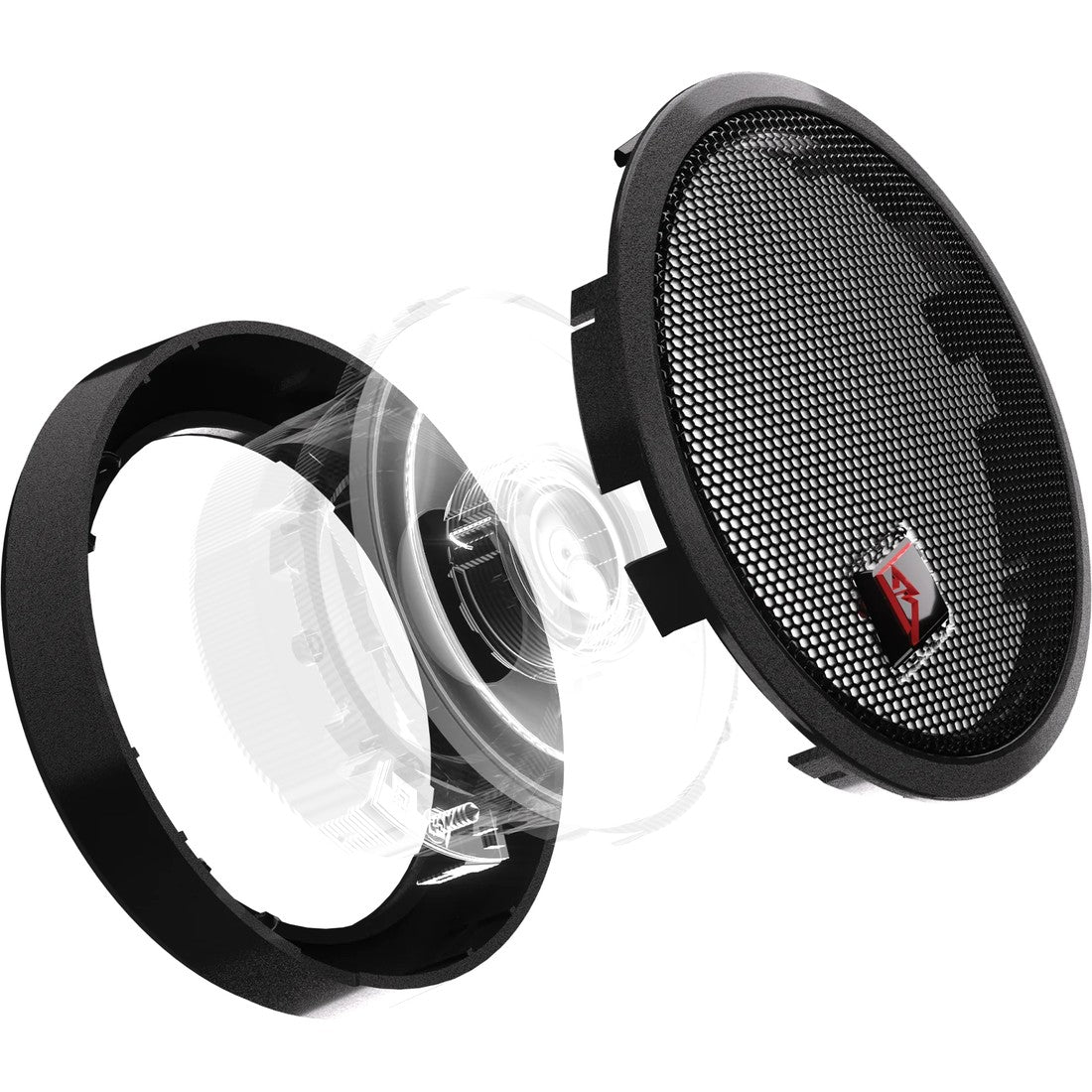 Rockford Fosgate GS-35 Punch V2 3.5" Surface Mount Speaker Grilles - Pair