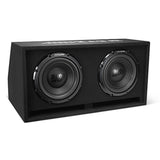 Alpine W-DB12V Bass Series Wedg-E Dual 12" Vented Subwoofer Enclosure