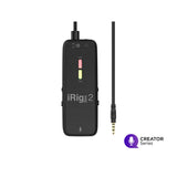 IK Multimedia iRig Pre 2 Mobile Microphone Interface with 48V Phantom Power