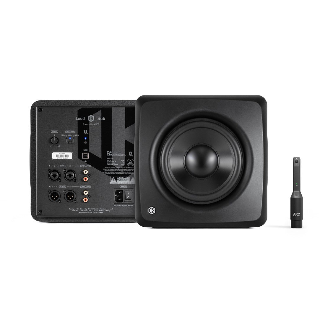 IK Multimedia iLoud Sub Powered by Arc Studio Subwoofer With 6.5" Woofer (11-44409)