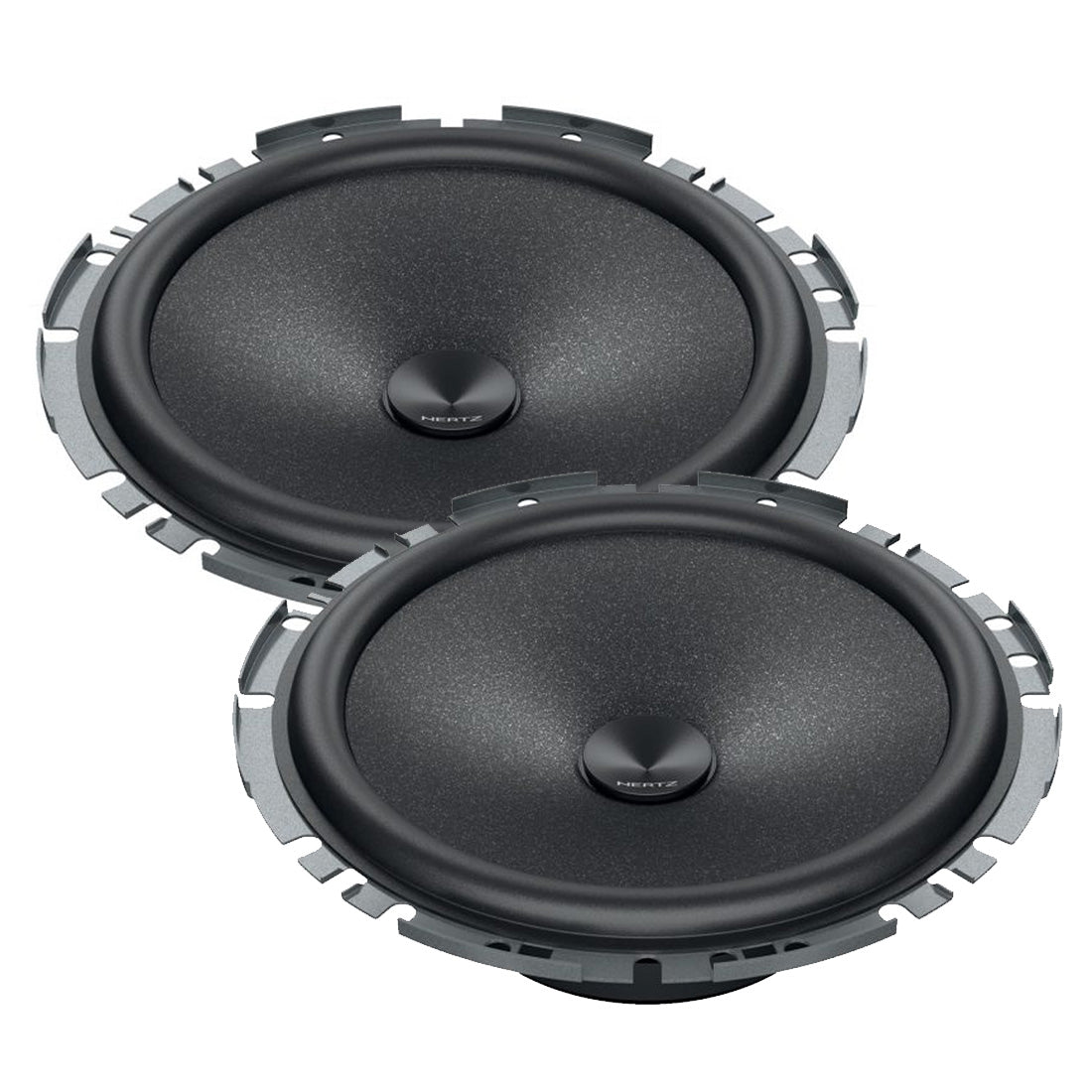 Hertz C165F Cento Series 6.5" Flat Profile Car Subwoofers - Pair