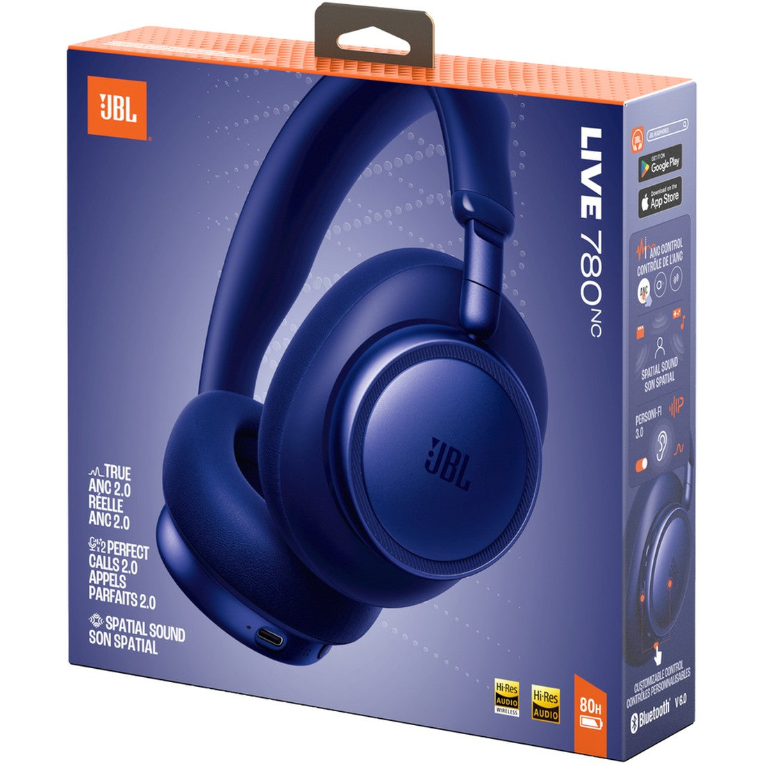 JBL Live 780NC Wireless Over-Ear Headphones with ANC (JBLLIVE780NCAM)