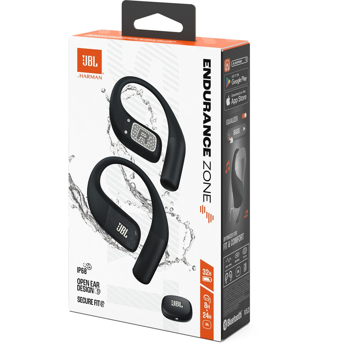 JBL Endurance Zone - Black / Gray - True Wireless open-ear sport headphones - Detailshot 15