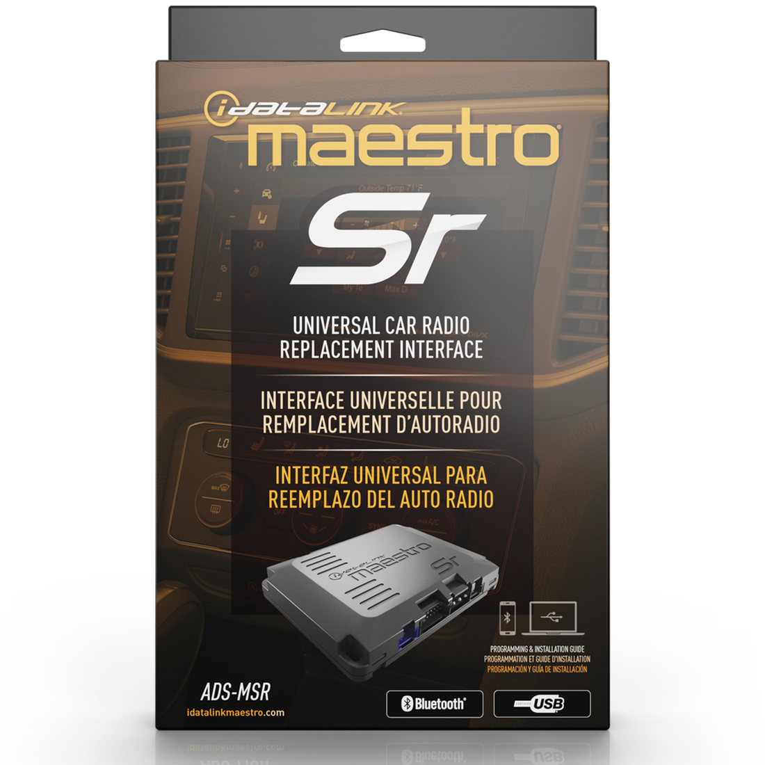 iDatalink Maestro SR ADS-MSR Universal Radio Replacement Interface with Bluetooth