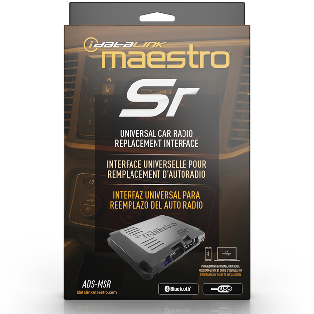 iDatalink Maestro SR ADS-MSR Universal Radio Replacement Interface with Bluetooth