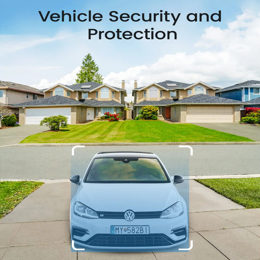 AOSU C5E2H D1 SE 3K Outdoor Security Cameras - 2 Pack
