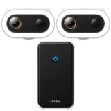 AOSU C8S2H P1 Max Solar Powered 4K Outdoor Security Camera Bundle with Cortex Hub - 2 Cameras