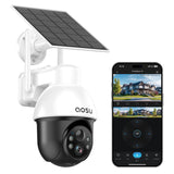 AOSU C9E D1 SE Solar Powered 3k Outdoor Security Camera