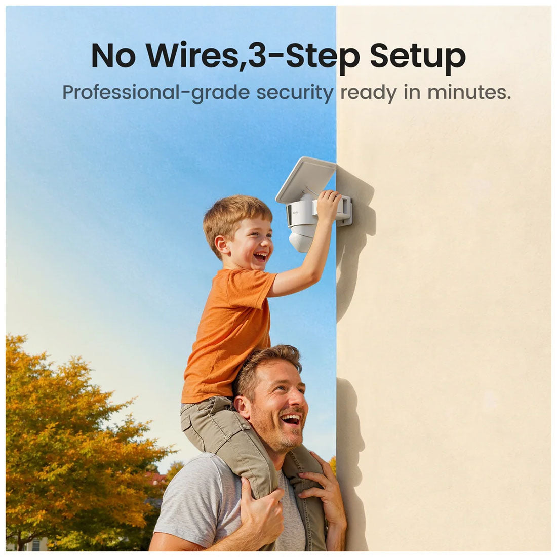 AOSU C9P T2 Pro Solar Powered 3k Outdoor Security Camera