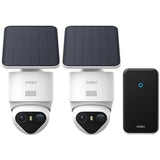 AOSU C9X2H T2 Ultra Solar Powered 4k Outdoor Security Camera Bundle with Cortex Hub - 2 Cameras