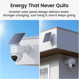 AOSU C9X4H T2 Ultra Solar Powered 4k Outdoor Security Camera Bundle with Cortex Hub - 4 Cameras