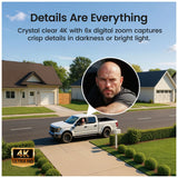 AOSU C9X T2 Ultra Solar Powered 4k Outdoor Security Camera