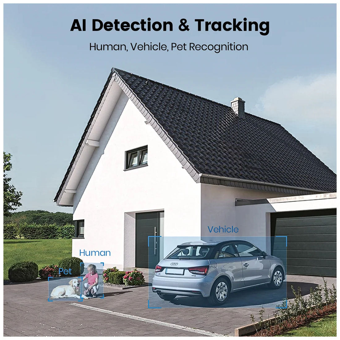 AOSU L5P Floodlight Pro 3k Outdoor Security Camera