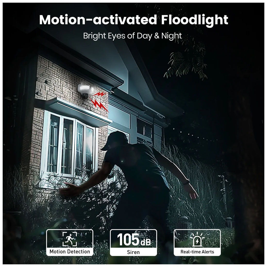 AOSU L5P Floodlight Pro 3k Outdoor Security Camera