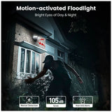 AOSU L5P Floodlight Pro 3k Outdoor Security Camera