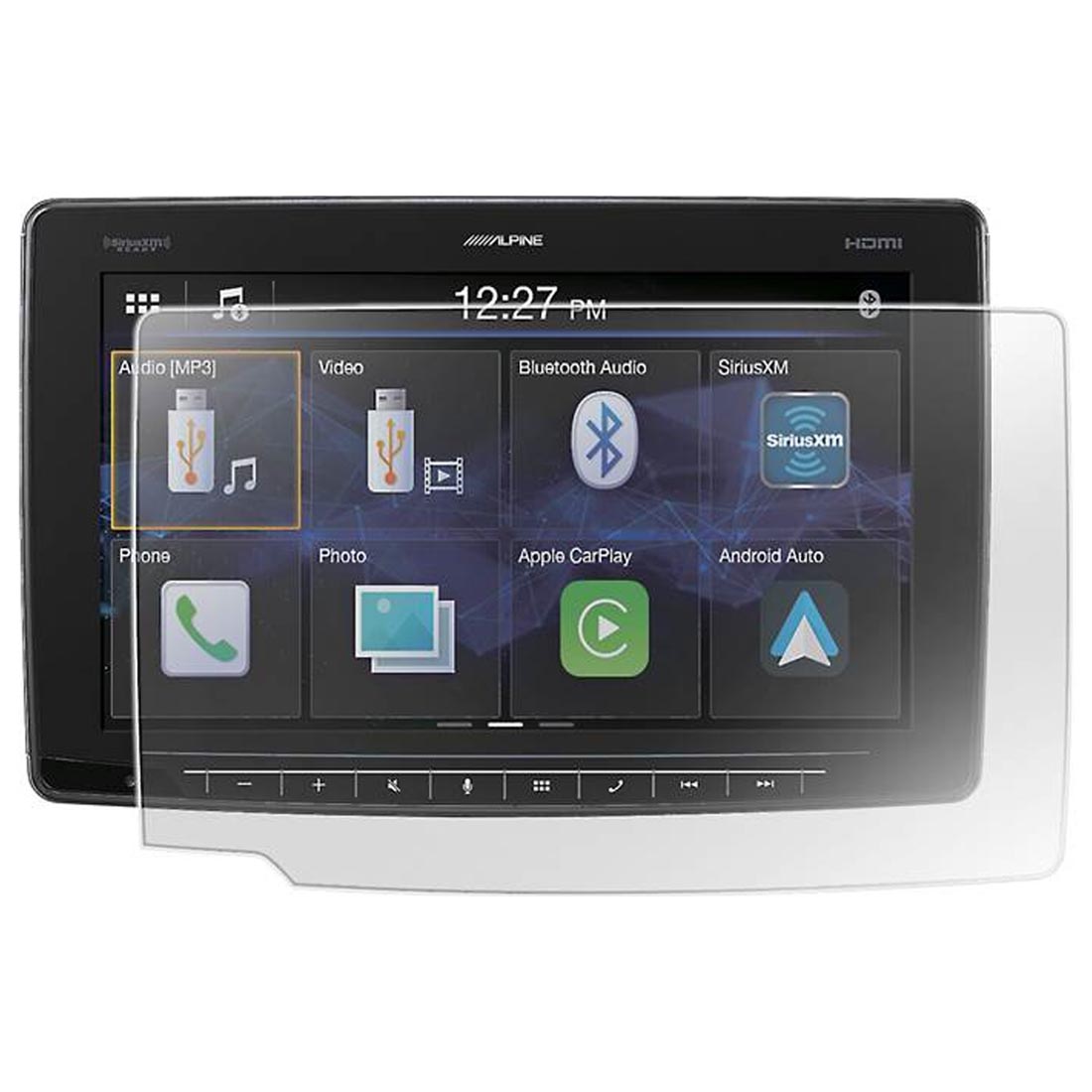 Alpine KTX-HF11 Anti-Reflector Screen Protector for the ILX-F411 Halo11 Touchscr