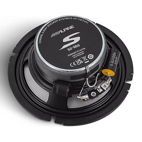 Alpine S2-S65 S-Series 6.5" Coaxial 2-Way Car Speakers
