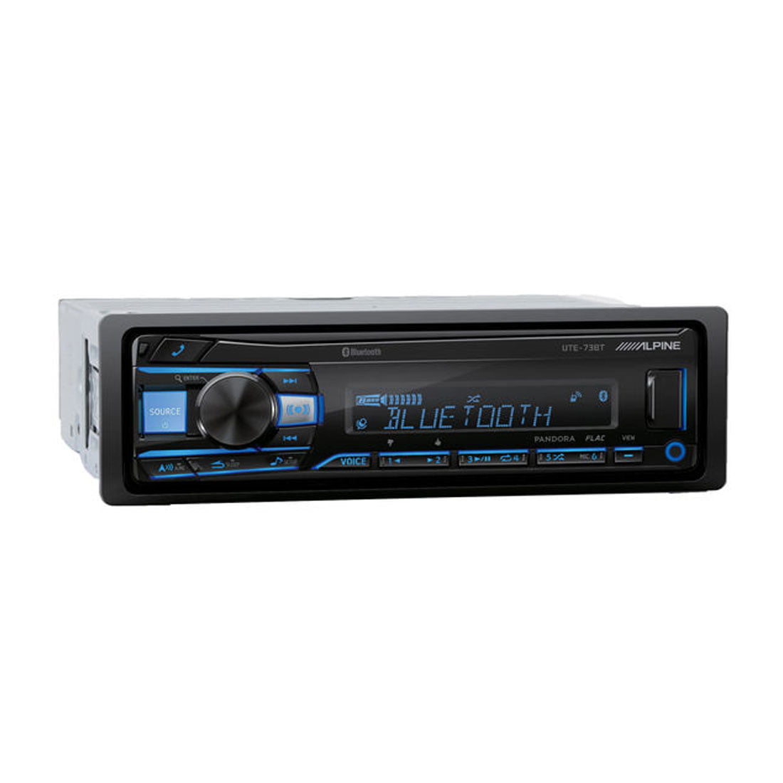 Alpine UTE-73BT Single-DIN Bluetooth Digital Media Receiver