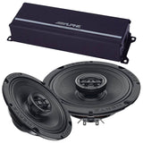 Alpine KTP-445U 4-Channel Power Pack Amplifier | Hertz SX165NEO 6.5" 2-Way Coaxial Speakers