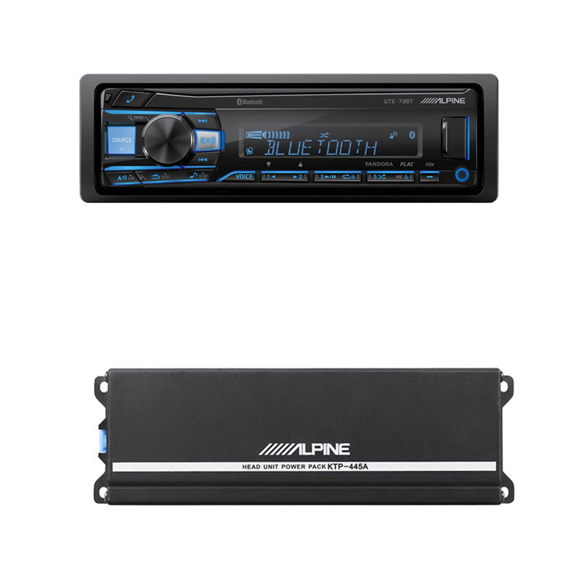 Alpine UTE-73BT Digital Media Receiver | KTP-445A 4-Channel
