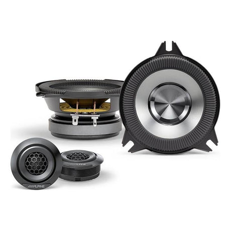 Alpine BRV-S40C BassRev 4" Coaxial 2-Way Component Speaker System (BRVS40C)